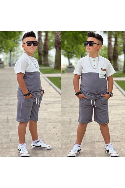 KOKOŞ BEBEK Style t-shirt pocket detailed set