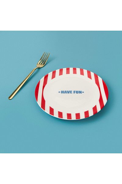 MATMEL Have Fun Dessert Plate - Red - 19 cm