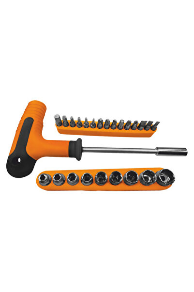 flores Trusa surubelnita tip T, capete interschimbabile, 25 piese