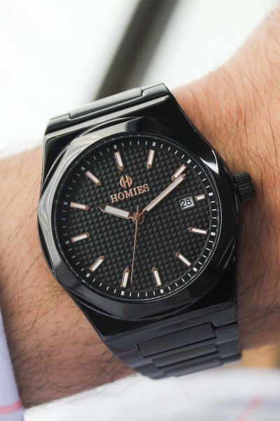 Homies Hm26298S01-5 Men's Wrist Watch with Steel Cord