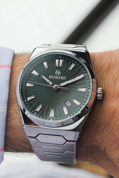 Homies Hm26419S01-4 Men's Wrist Watch with Steel Cord