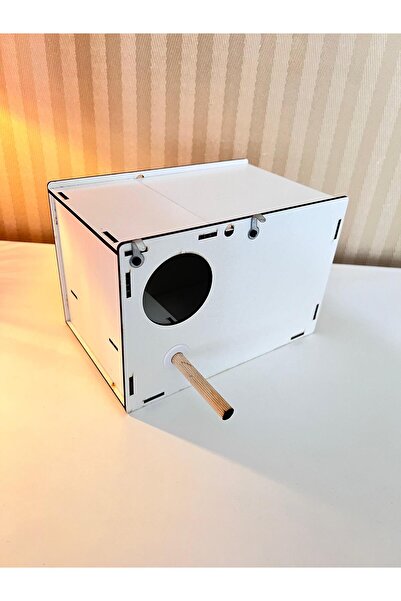 Demo Tasarım عش الطيور قوس قزح Ispinoz مع فتحة للبندقية (أبيض بدون إطار)