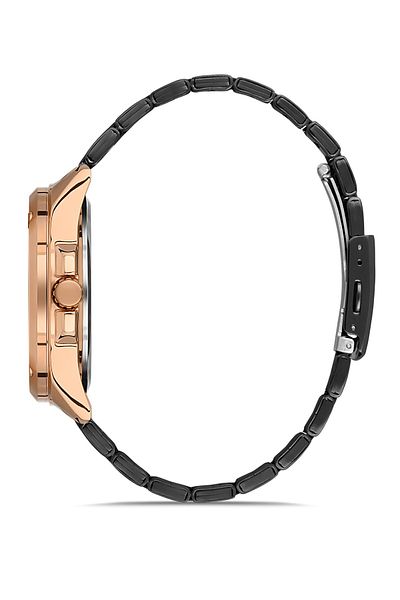 DAVID GUNER Rose Black Coated Black Dial Men's Watch Dg-8306Ga-R2