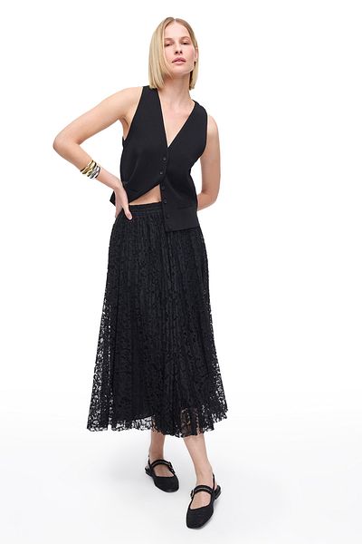 Perspective Knitwear Viscose Blended Vest