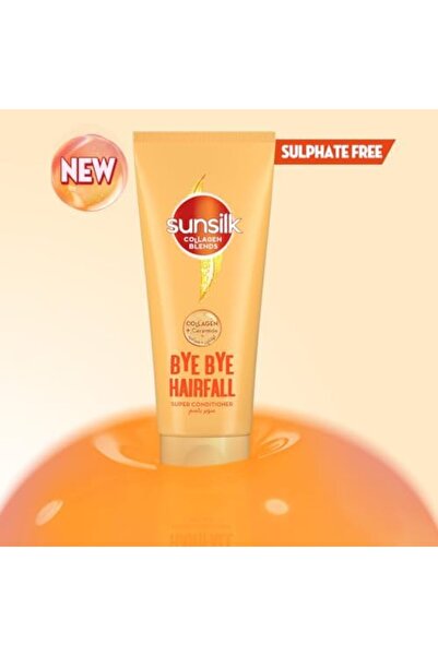 Sunsilk Collagen Blends Conditioner Bye Bye Hairfall 170ml – Reduces Hair Fall, Stronger Hair