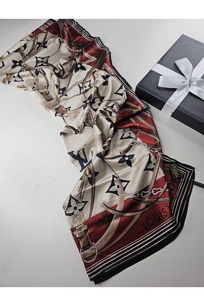 Webinay Home Lv Voile Silk Shawl New Season Premium Quality Luxury Silk Shawl
