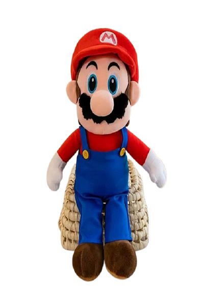 rexa Anime Figures Super Mario Bros Luigi Plush Doll Peripherals Game Decoration Children's
