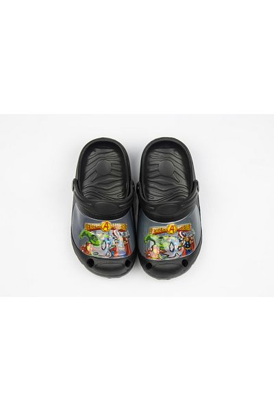 Marvel Kids Clogs – Lightweight & Comfortable Slip-on Footwear For Boys– Black
