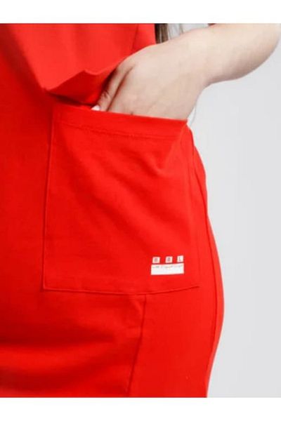 Bumbăcel Women's short-sleeved cotton dress