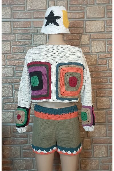 El örgüsü Ydr Design Hand Knitted Sweater