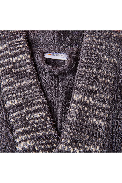 ASPARTAM Soft Sun Madness Unisex Bathrobe - Gray - S/M