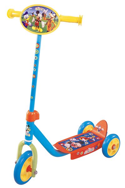 STAMP Mickey Mouse Scooter, 3 wheels, adjustable handlebars, anti-slip platform