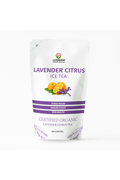 Luqmani herbs شاي مثلج بنكهة اللافندر والحمضيات عبوة 100 جرام