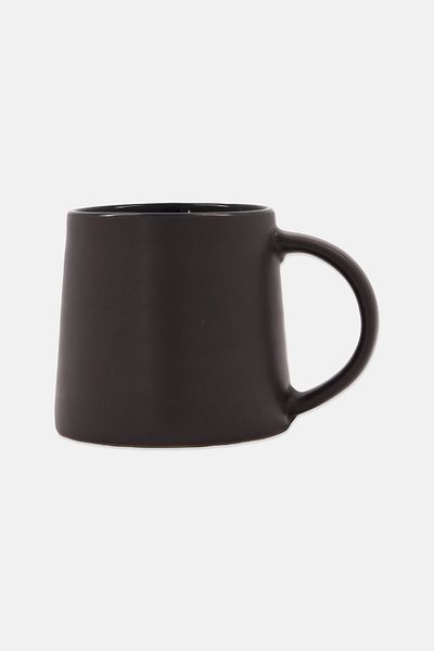 MIKASA Serenity By Mikasa Coffee Mug 400ml, Dark Grey