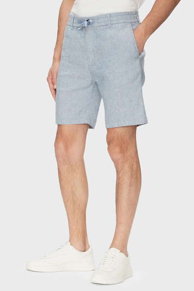 BOSS Keten Karışımlı Slim Fit Normal Bel Short Erkek SHORT 50536863 462