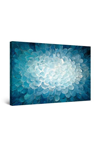 startonight Tablou DualView Startonight Abstracta Floare Albsatru Luminos, luminos in intuneric, 60 x 90 cm