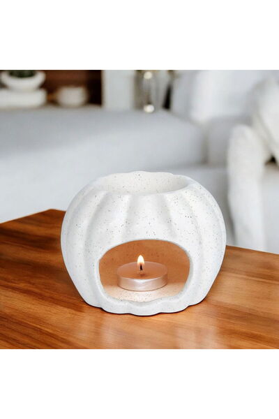 Evidea مبخرة سيراميك ديكو بونا - كريمي - 11,5 سم