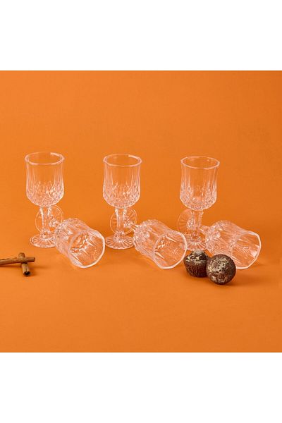 Evidea Arow Lucca 6-Pack Soft Drink Glass - Transparent - 226 ml