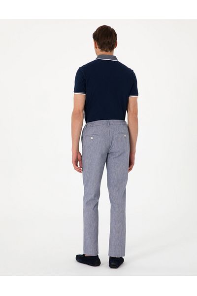Pierre Cardin π.χ. Λεπτό παντελόνι jogger με μείγμα λινάρι
