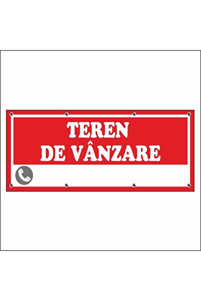 media Banner "Teren de vanzare" model 2, 150 x 60 cm