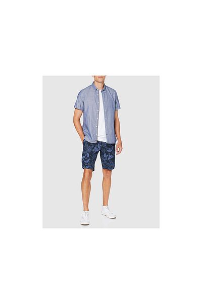 Tommy Hilfiger Pánské koupelnové kalhoty v modré barvě