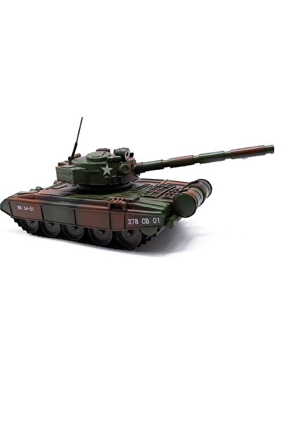 hediyeconcepti Decorative Metal Tank Car Ornaments Home Living Room Tv Cabine...