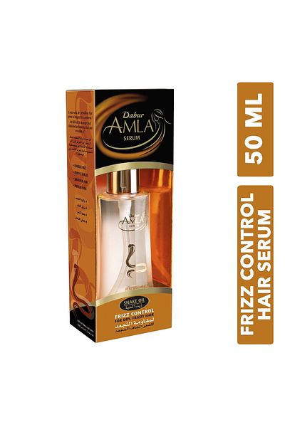 Dabur Amla Snake Oil Hair Serum 50 ml | Anti-Frizz Hair Repair & Shine with Amla & Nourishing Oils