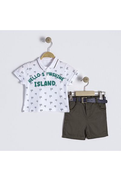 Bulut Baby Baby Boy-Child Summer, Holiday T-Shirt-Shorts Set