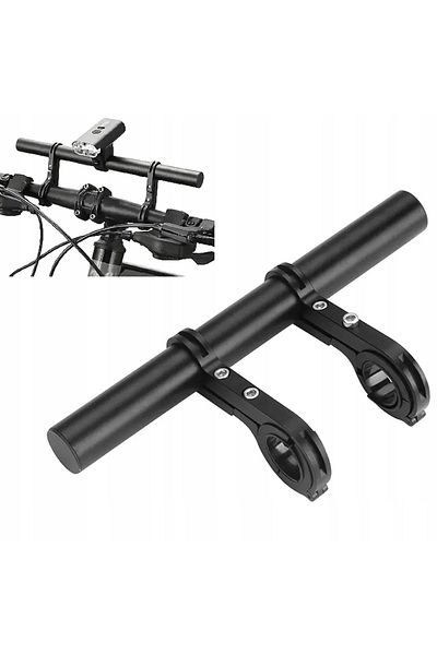 OEM Additional handlebar grip for bicycles and scooters, aluminum and plastic, black