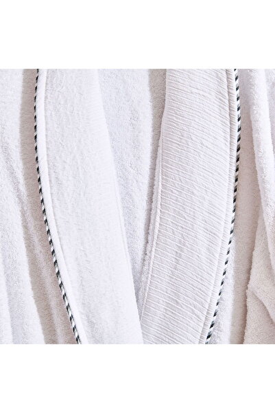 ASPARTAM Ανδρικό μπουρνούζι Soft Gent - Λευκό - L / XL