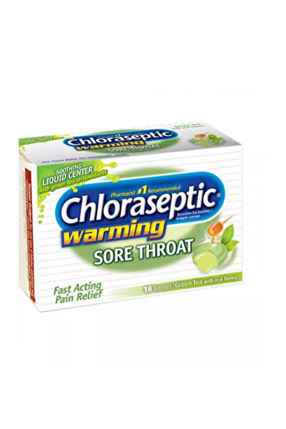 chloraseptic Warming Green Tea Lozenges (18 Count)