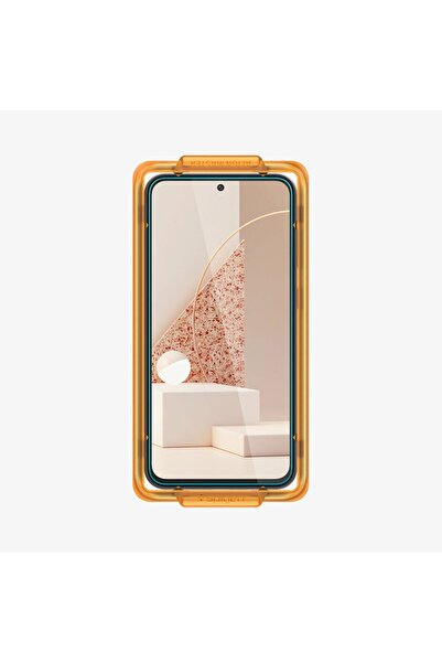 Spigen واقي شاشة زجاجي لهاتف سامسونج جالاكسي إس 23 إف إي، سهل التركيب، من شركة جلاس. تي آر ألاين ماستر (قطعتان) - AGL06986