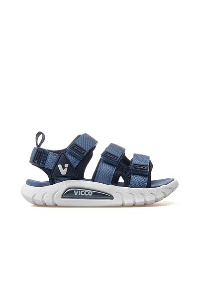 Vicco Cube Boy's Anatomical Sole Lightweight Sandals 25Y 332.212 Pe Navy Blue