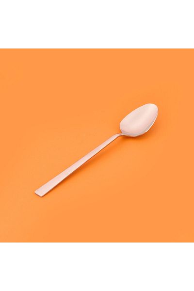 MATMEL 6-Piece Dessert Spoon - Gray