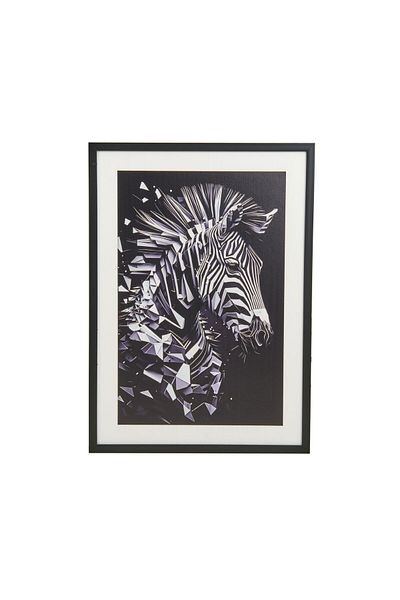 ASPARTAM Zebra Table - Black - 50X70 cm