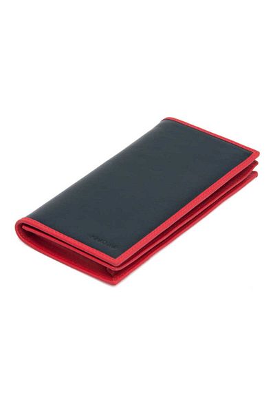 Tergan Navy Blue Genuine Leather Men's Wallet - S1Ce00001610-H5M