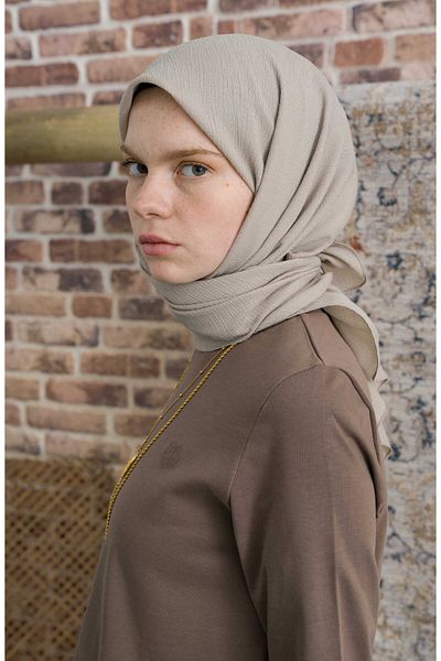 Fatma Atasoy Φουλάρι Mio Caz Kum Beji Eşarp