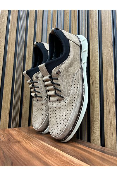 shot night Genuine Nubuck Leather Stretch Casual Shoes