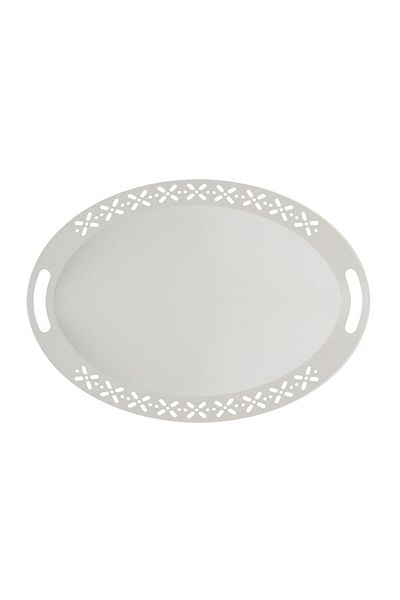 MATMEL Romantic Tray - White - 52X39 cm
