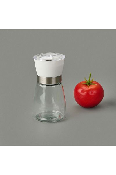 MATMEL Glass Salt and Pepper Mill - - 12.5 cm