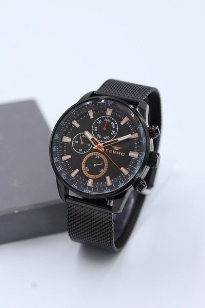 FERRO Steel Mesh Cord Men Wrist Watch Asw123-I1938Fr