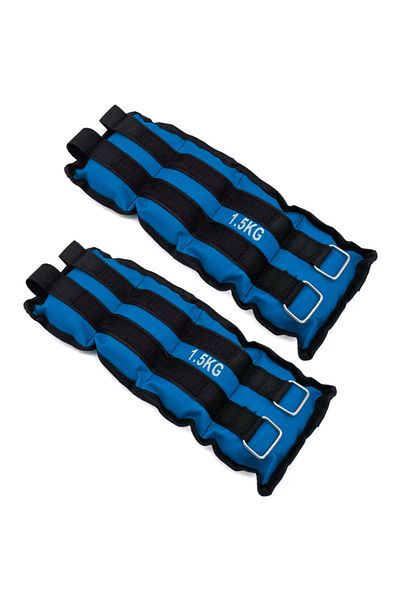 PUFO Set de fitness cu 2 greutăți pentru încheietura mâinii sau picioare, 2 x 1,5 kg