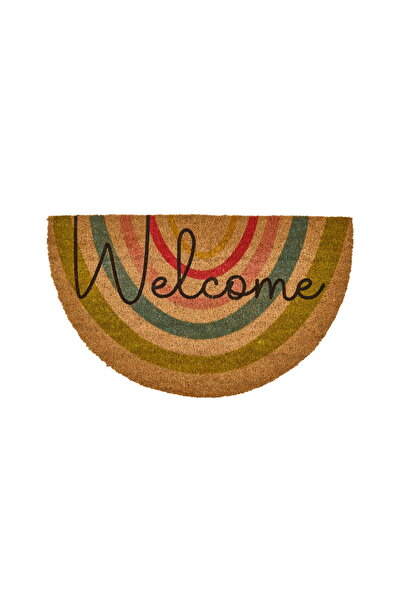 Chilai Home Coco Regnbue Door Mat - Beige - 45X75 cm