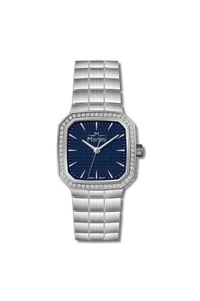 martini Elegant Martini Women's Watch Stylish Navy Blue Dial Stainless Steel ...