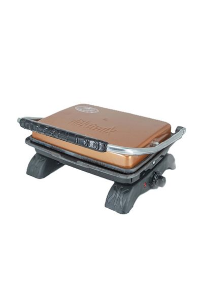 Dökümix Iron Cast Rose Gold 1800 Watt 4-6 Slices Home-Industrial-Buffet Type Toaster and Grill