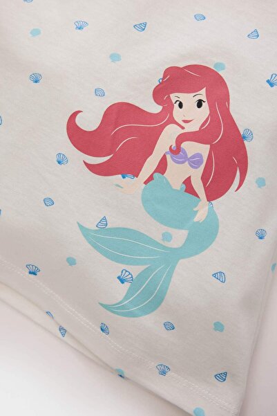 DeFacto Kız Bebek Disney Prenses Kısa Kollu Penye Gecelik C3486a525sm