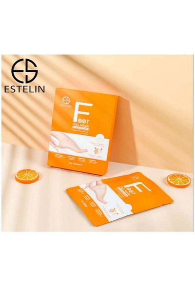 ESTELİN Vitamin C exfoliating foot peel mask VC 40g*2 pairs