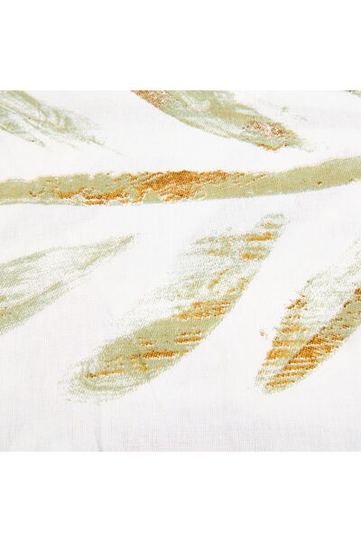 MATMEL Soft Bulong 2-Piece Pillowcase - Ecru / Green - 50X70 cm