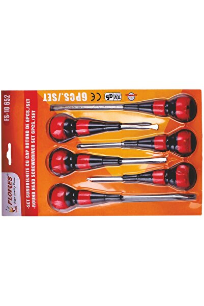 flores Surubelnite cu cap rotund, 6 buc / set