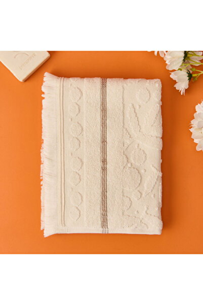 ASPARTAM Soft Zeleno Face Towel - Cream - 50X70 cm